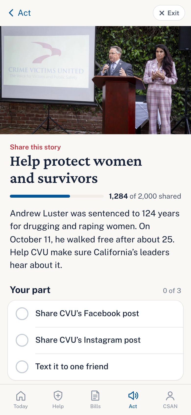 A campaign